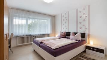 2 habitaciones, wifi gratis y ropa de cama