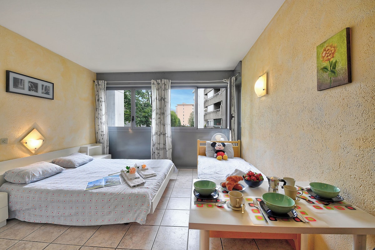 Studio Standard (Chiasso Apartments 104) | Accès au Wi-Fi (inclus), literie fournie