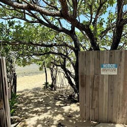 Plage privée