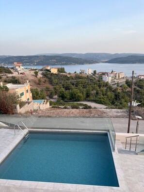 Luxury Townhome, 3 Bedrooms, Poolside | Balcony view - Theologos Views (Lokroi)