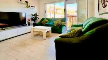 Télévision, cheminée