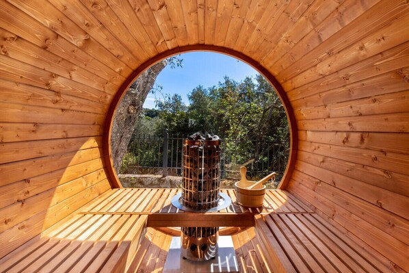 Sauna - Peaceful Villa at Apanema Mindfulness Lefkada (Sfakiotes)