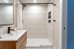Hair dryer, towels
