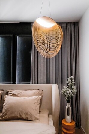 2 bedrooms, in-room safe, iron/ironing board, WiFi