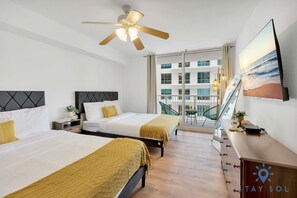 1 soverom, strykejern/-brett, reiseseng for barn og wi-fi