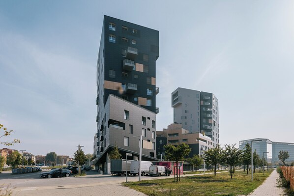 Façade de l’hébergement