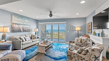 TV, fireplace, offices