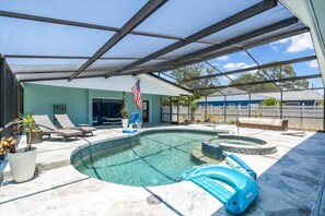 Una piscina climatizada
