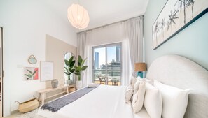 1 bedroom, in-room safe, blackout curtains, iron/ironing board - Modern One Bedroom Stylish Touches (Dubai)