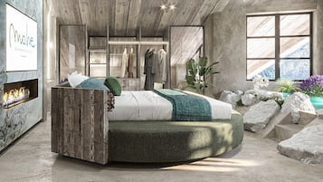 1 bedroom, premium bedding, down duvets, minibar