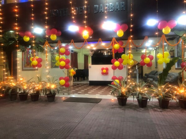 Façade de l’hébergement