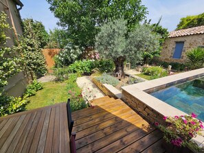 Pool - Magnificent town house with swimming pool. (Gignac)