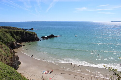 Plages & calme : la "Vallée des Chevreuils"   |  Maison à louer avec jardin clos
