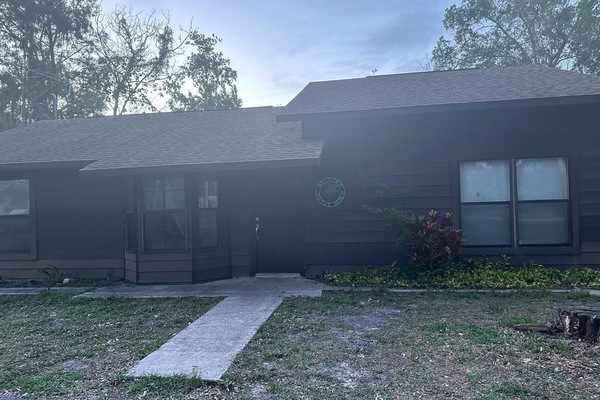 Front door, it is the smaller of the 2 homes on site