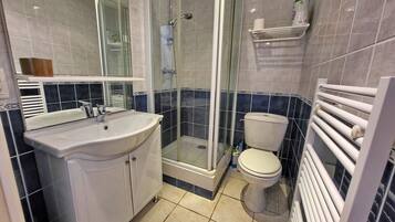 Shower, hair dryer
