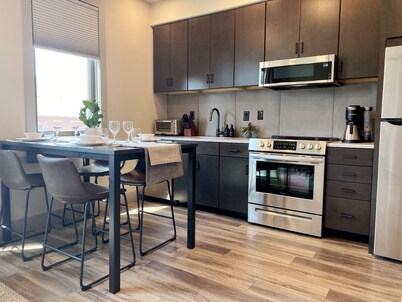 Central Contemporary Condo with Parking!