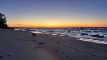 On the beach