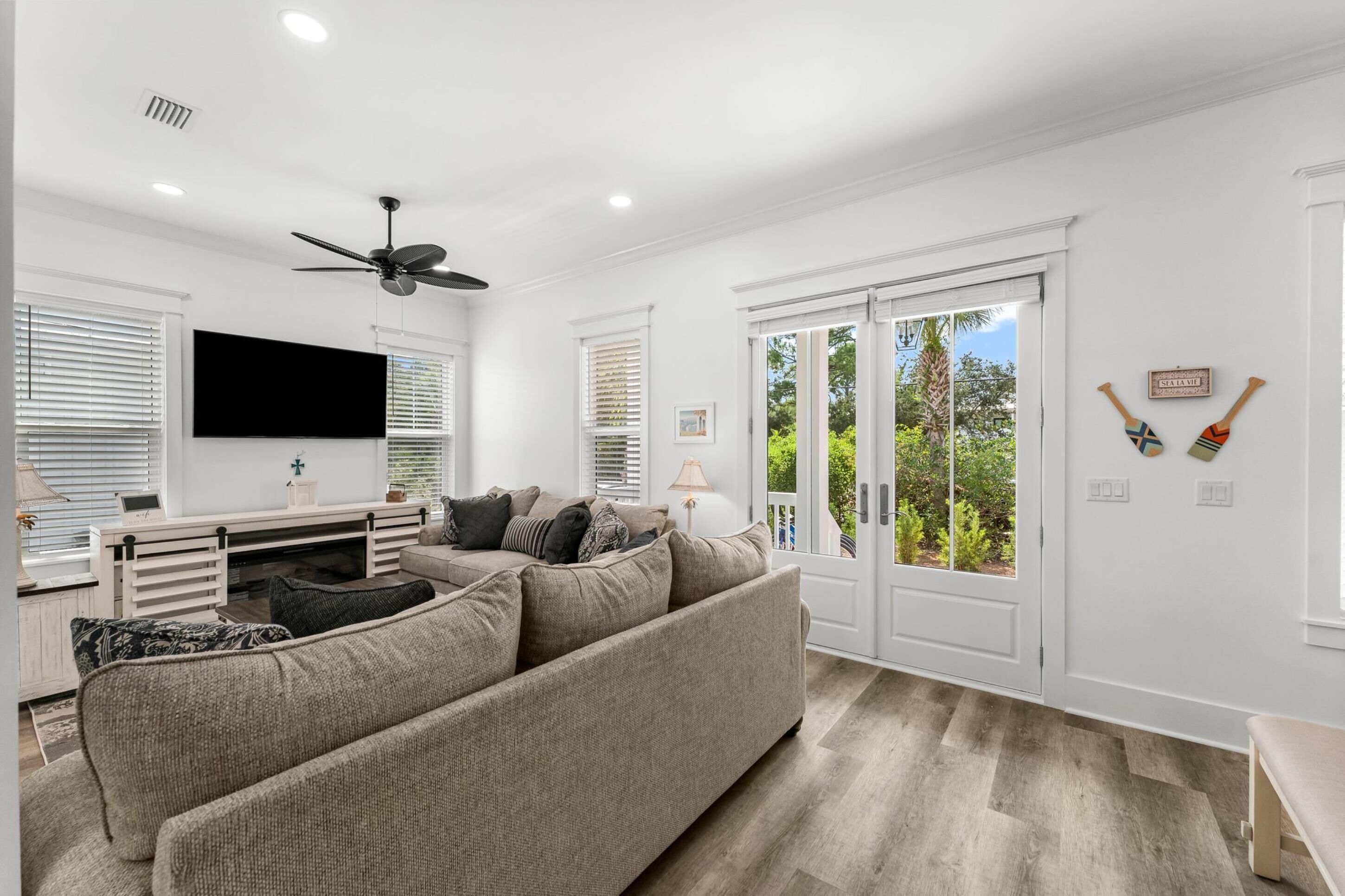 Ferienhaus, 5 Schlafzimmer, Nichtraucher, Blick auf die Anlage | Wohnbereich