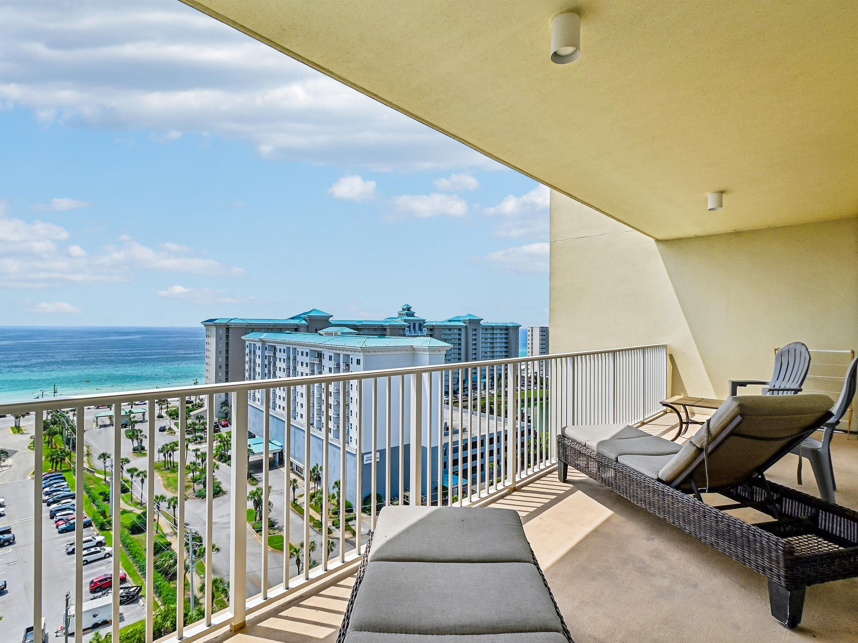Private Balcony - Furnished + Gulf View