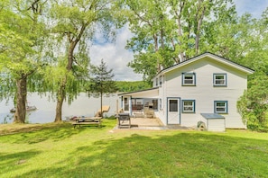 Cottage (3 Bedrooms) | Front of property - Waterfront Home on Lake Champlain w/ Dock & Kayaks (Fair Haven)