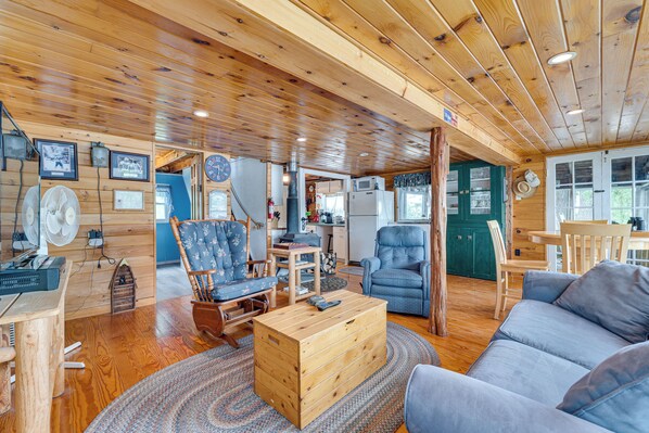 Cottage (3 Bedrooms) | Interior - Waterfront Home on Lake Champlain w/ Dock & Kayaks (Fair Haven)