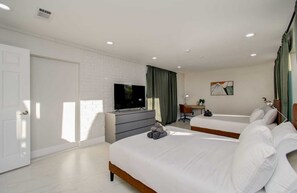 5 chambres, fer et planche Ă repasser, Wi-Fi, draps fournis