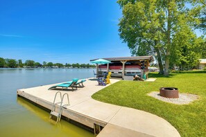 Interior - Waterfront w/ Boat Dock: Retreat on Indian Lake (Belle Center)