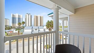 Ferienhaus, eingeschrÀnkter Meerblick | Ausblick vom Zimmer