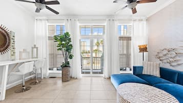 Ferienhaus, eingeschrÀnkter Meerblick | Wohnbereich