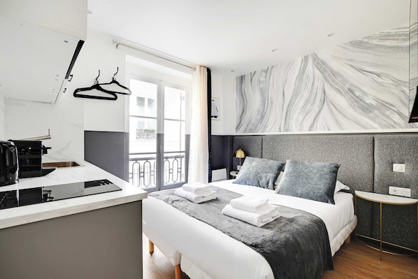 Studio (1C) | Literie de qualité supérieure, décoration personnalisée