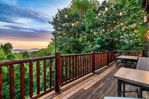 Outdoor dining - Great Location w/ Views! Movie Rm, Large Game Rm! (Sevierville)