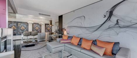 Télévision, cheminée