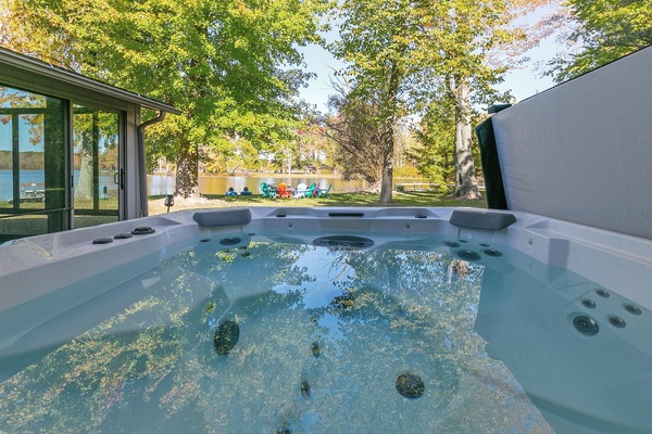 Idromassaggio all'aperto