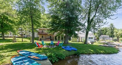 Lake Front, Hot Tub, Game Room, Kayak/SUPs, Firepit, Pet Friendly