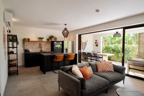 Living area - Jan Sofat LUX - Apartment Mariposa (Willemstad)