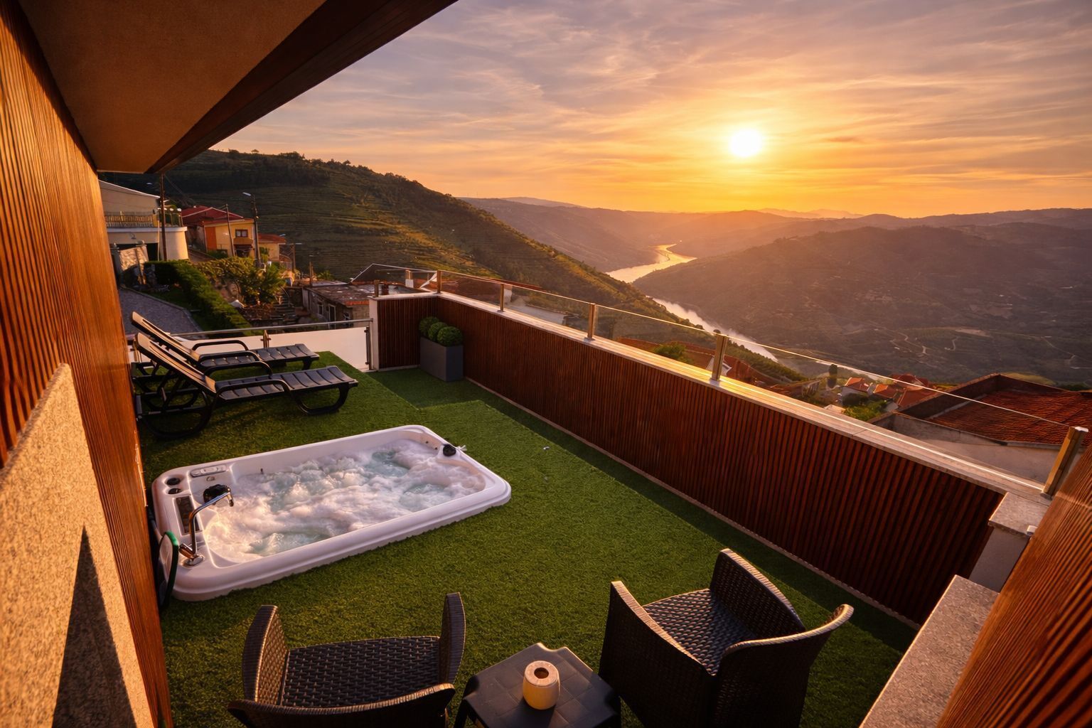 Luxury Suite, 1 King Bed, River View | Desk, free WiFi, bed sheets