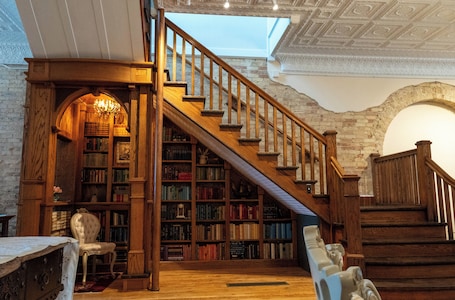 Interior. Spacious Condo: Historic Boutique Rental in Downtown Edgerton