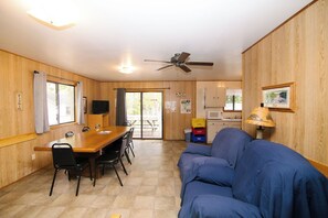 Interior - Reel 'Em Inn, a spacious 4BR cabin with queens in every room at Riverside Resort (Richmond)