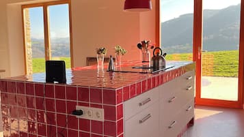 Microondas, horno, placa de cocina y lavavajillas