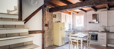 Condo | Private kitchen | Full-size fridge, microwave, oven, stovetop