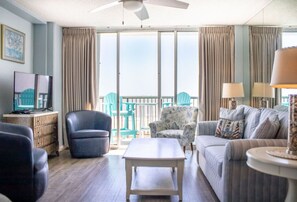 Smart TV - 911 Beachfront Heated Pool Gulf View 2 Bed 2 Bath (Galveston)