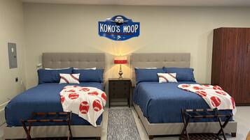 1 soverom, strykejern/-brett, wi-fi (inkludert) og sengetøy