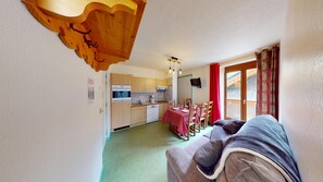 Living area - Les Neiges / App Nº2 / 6 people  (Saint-Sorlin-d'Arves)