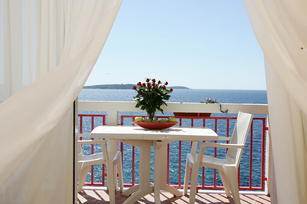 Premium-Suite, Balkon, Meerblick | Terrasse/Patio