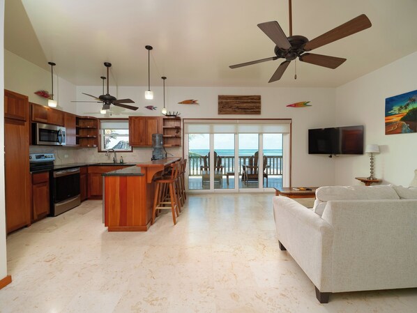 Interior - Oceanfront Oasis: Luxurious 2BR Condo at Residences at Barrier Reef (San Pedro Town)