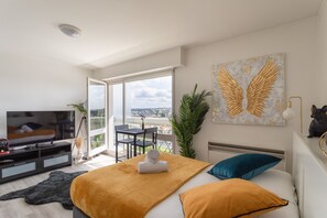 Free WiFi, bed sheets - Le Studio de l'Ange - Vue imprenable (Rennes)