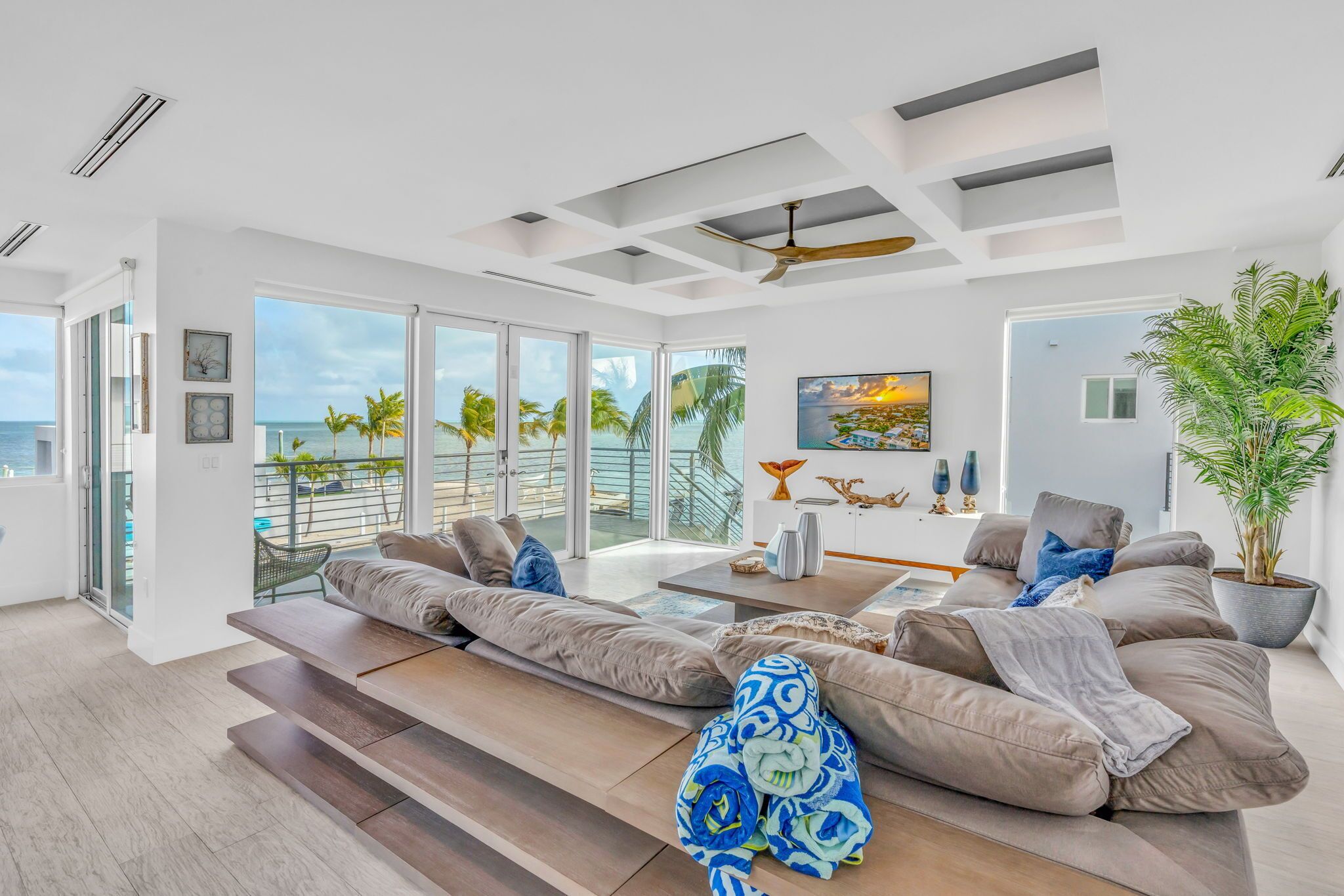 TV, DVD player, ping pong