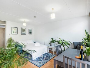 1 chambre, fer et planche à repasser, Wi-Fi gratuit, draps fournis