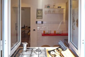 Apartment, City View | Private kitchen - Casa Sofia with view by Wonderful Italy (Naples)