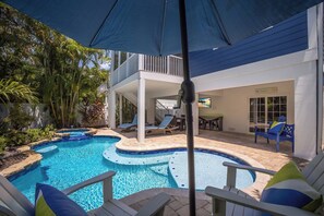 Et oppvarmet basseng